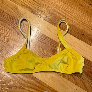 Yellow bikini top
